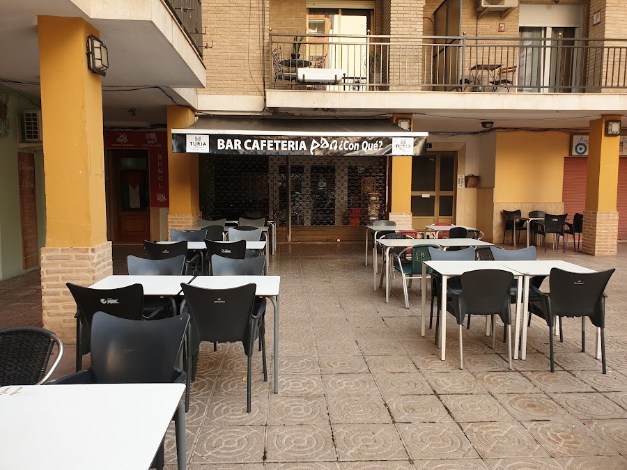 Bar cafeteria Pan ¿con que?