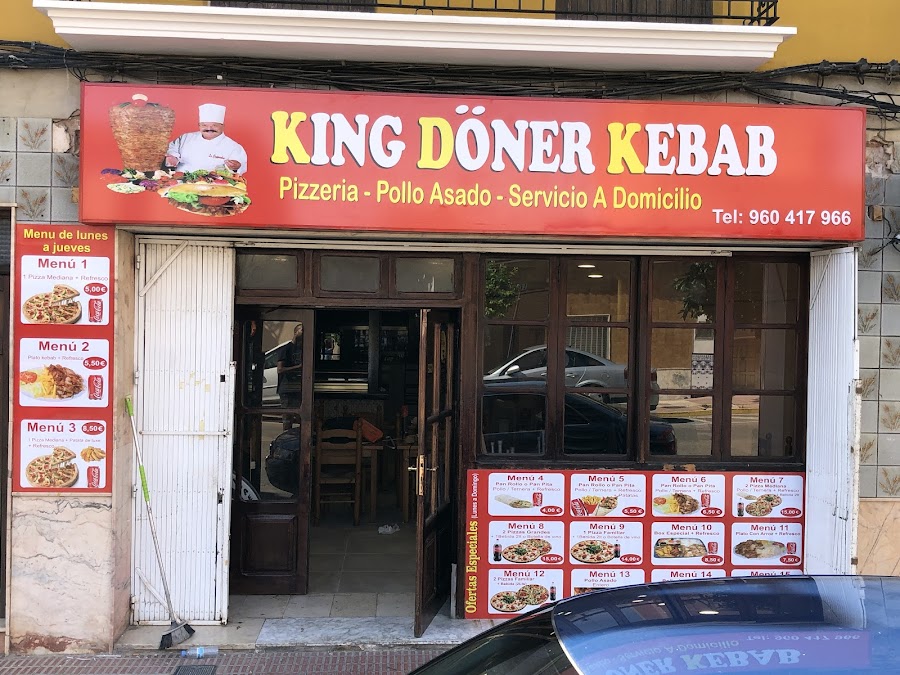 King Doner Kebab Pizzería Y Asador De Pollos