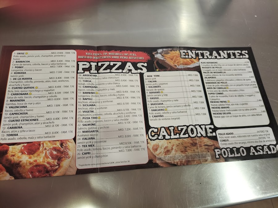 Pizzas Ortiz